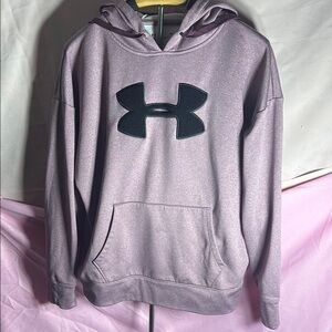 Under Armour Lavender Hoodie with Black Logo